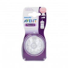 Tetina Avent Natural B/Ancha Sili Redon Flujo Variable +3 M 2 Un