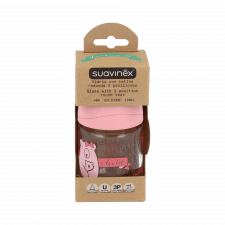 Biberon Suavinex Ba Cristal Tet Sil 3 Pos 120 Ml