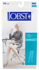 Media Jobst Compresion Normal Larga Blonda Negra Talla 3 - Bsn Medical