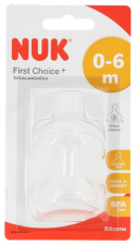 Nuk Fc Tetina 1S Silicona 2 U - Roche
