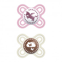 Mam Baby Chupete Silicona Perfect Start Rn 0 -2 Meses 2 Unidades Rosa
