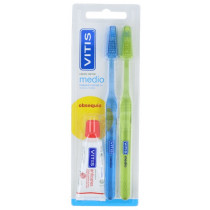Cepillo Dental Adulto Vitis Medio Duplo