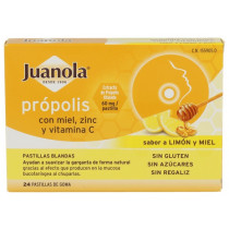 Pastillas Blandas Juanola Propolis Vit C Zinc 48